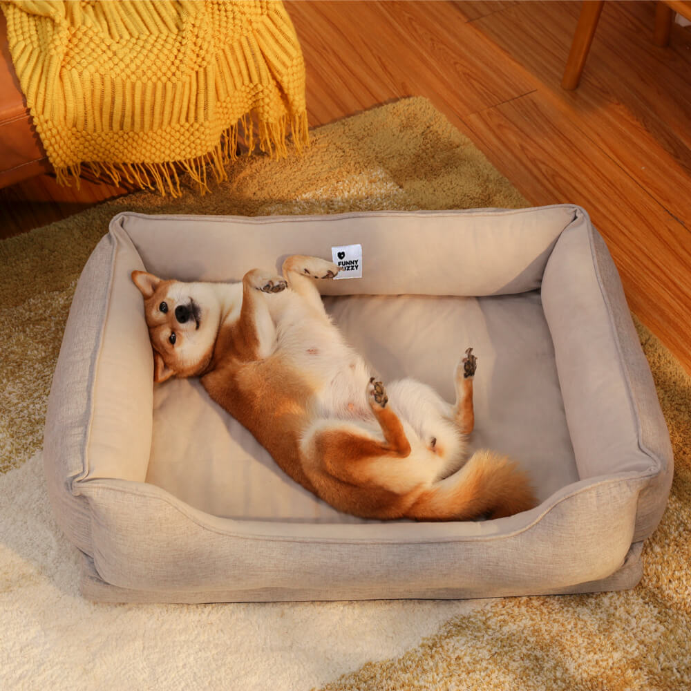 Quadratisches Brot-Hundebett