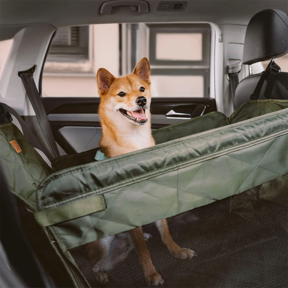 Extensor de asiento trasero de coche para perros, impermeable, de viaje, extraestable