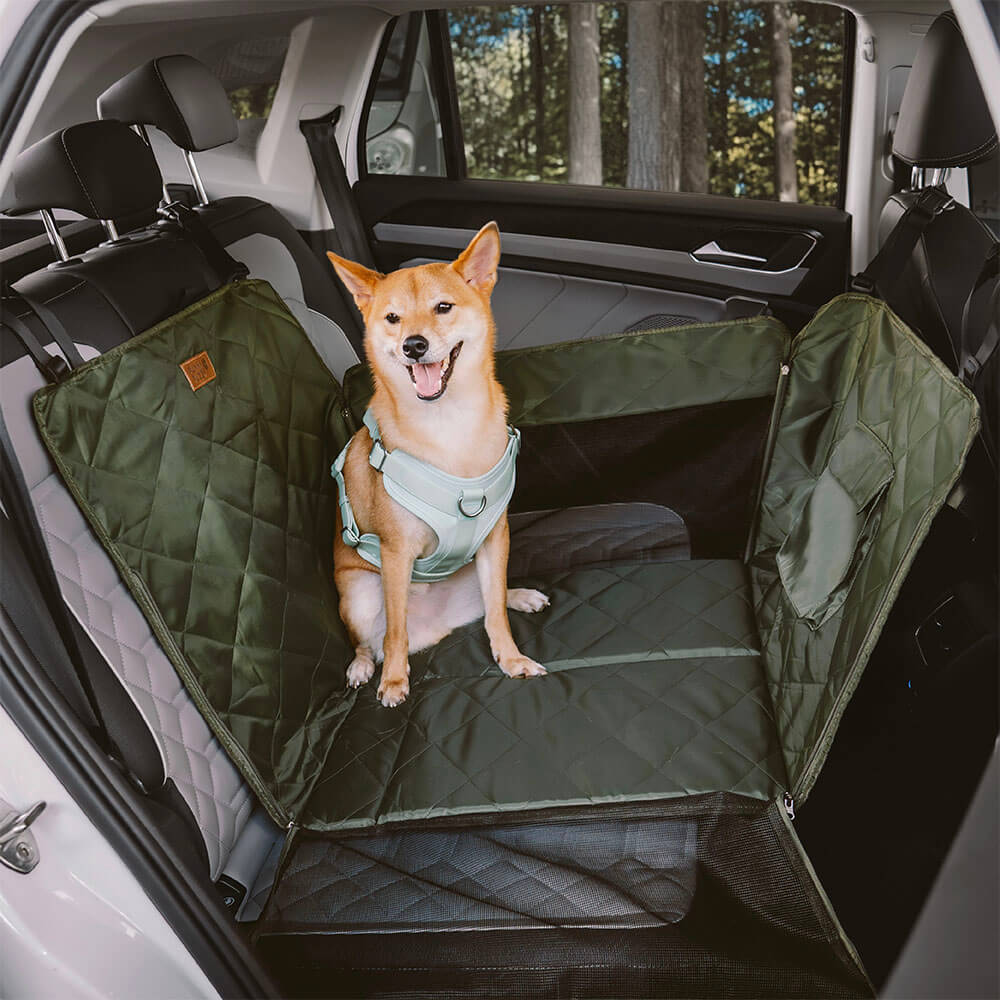 Extensor de asiento trasero de coche para perros, impermeable, de viaje, extraestable