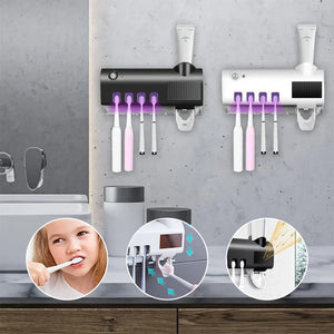 Smart UV Sterilizing Toothbrush Holder