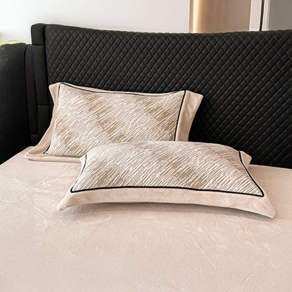 Luxurious Double-Sided Milk Velvet Warm Bed Sheet Set