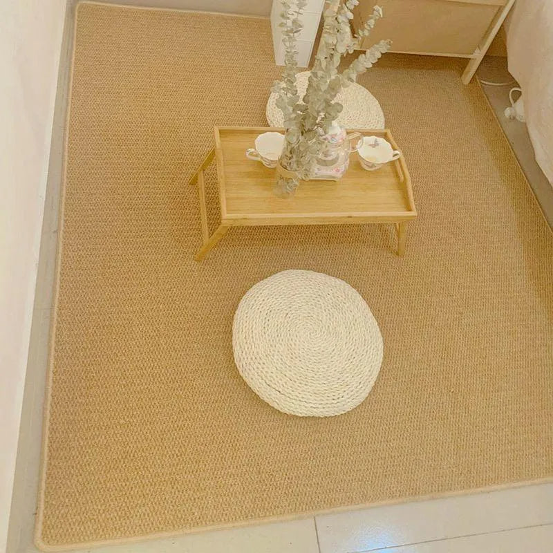 Tapis pour animaux de compagnie en faux sisal, tapis de chambre résistant aux rayures