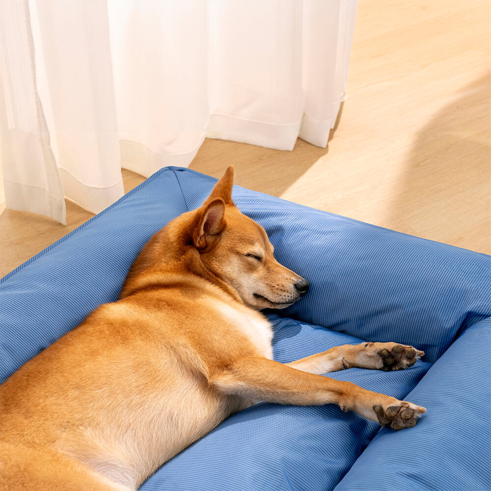 Cama grande impermeável para cães com suporte surround totalmente ortopédico