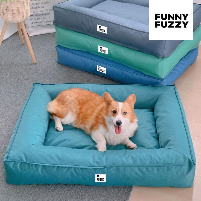 Cama grande impermeável para cães com suporte surround totalmente ortopédico