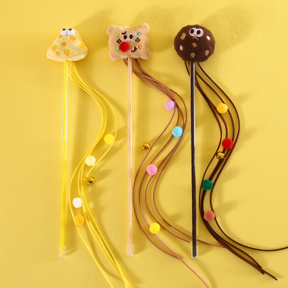 Lustiges Cookie-Cat-Teaser-Stick-Set