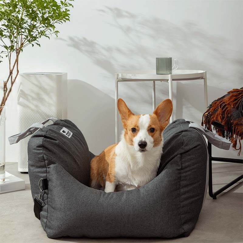 Cama para asiento de seguridad para perros y cachorros Travel Safety - Primera clase