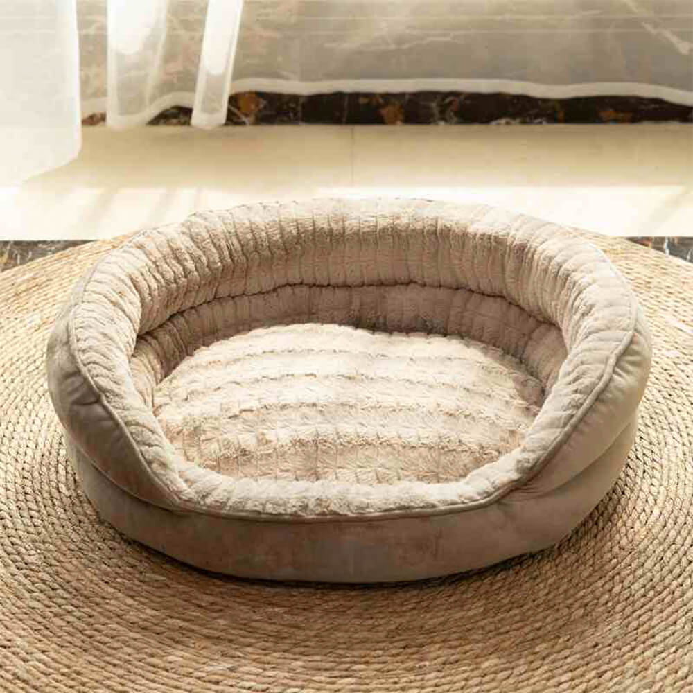 Comfort Round Nest Orthopädische Unterstützung Warmes Hunde- und Katzenbett