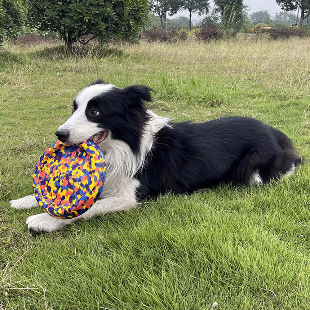 Robustes Hundespielzeug im Tarnmuster, kaubeständiges Seil, schwimmende Wasserspielzeugserie