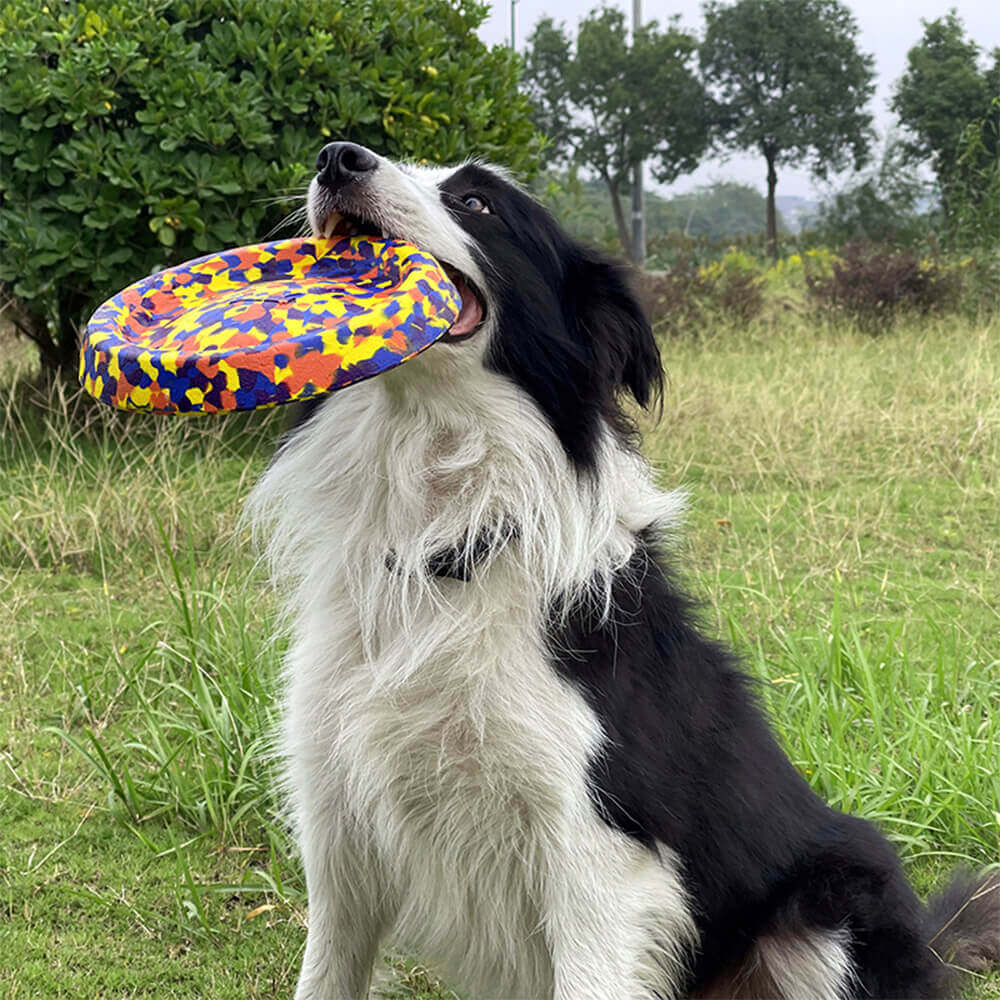 Robustes Hundespielzeug im Tarnmuster, kaubeständiges Seil, schwimmende Wasserspielzeugserie