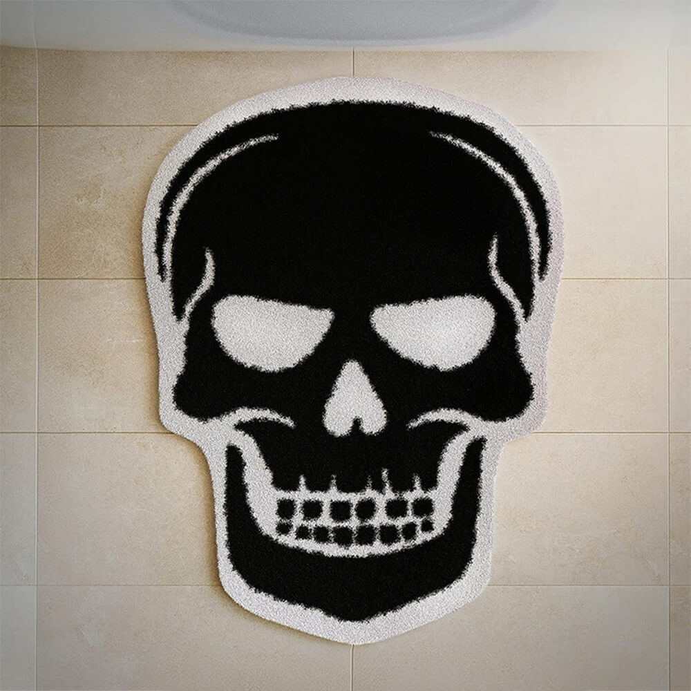 Tapis d'Halloween luxueux en faux cachemire - Tapis doux et effrayant en forme de toile d'araignée