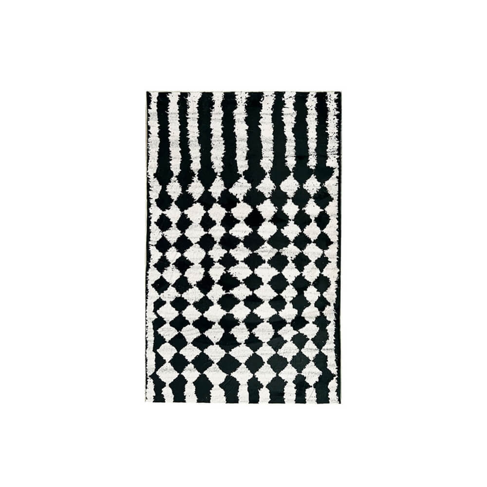 Tapis de salon minimaliste moderne, tapis doux et élégant