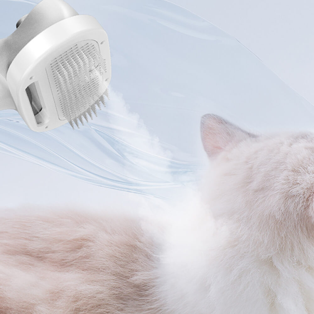 Multifunctional Combing Brush Pet Hair Dryer with Steam