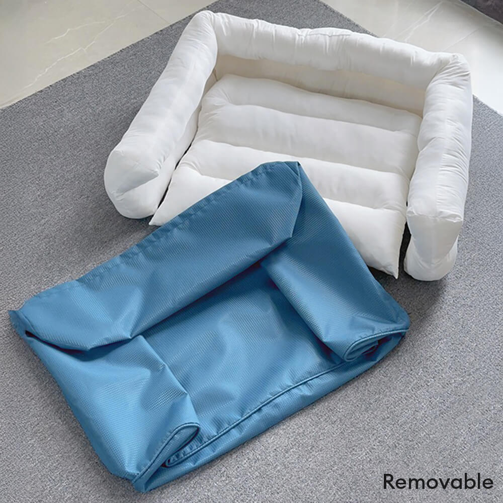 Waterproof Oxford Removable Washable Bolster Dog Sofa Bed