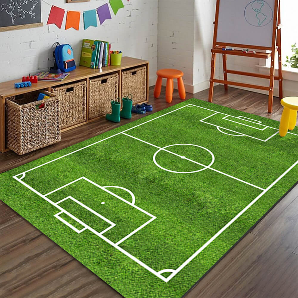 Alfombra decorativa para el hogar antideslizante y resistente a los arañazos de la serie Sports