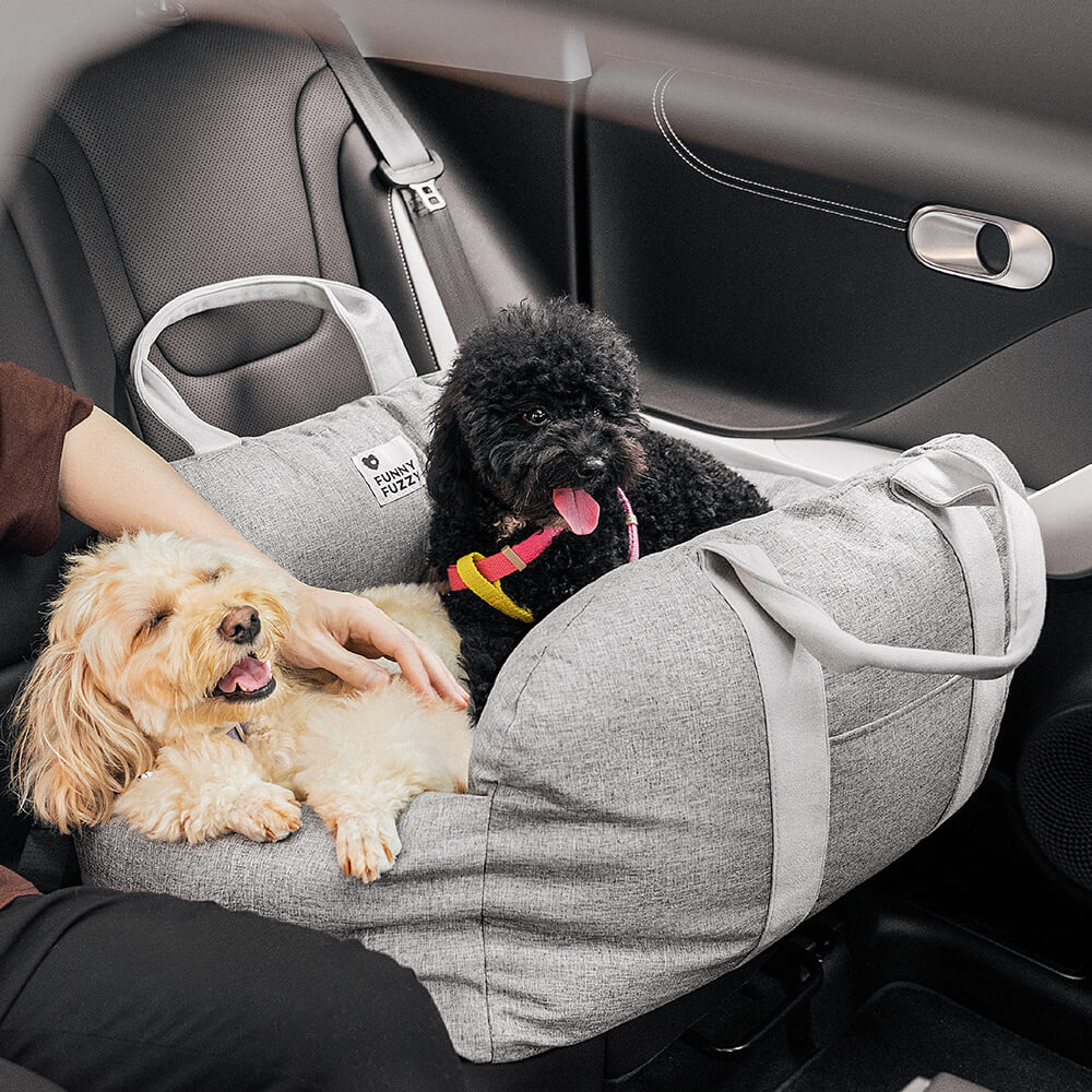 Cama para asiento de seguridad para perros y cachorros Travel Safety - Primera clase