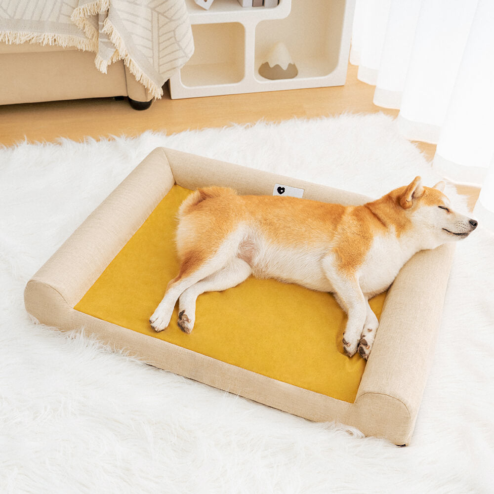 Cama ortopédica cómoda para perros con soporte completo