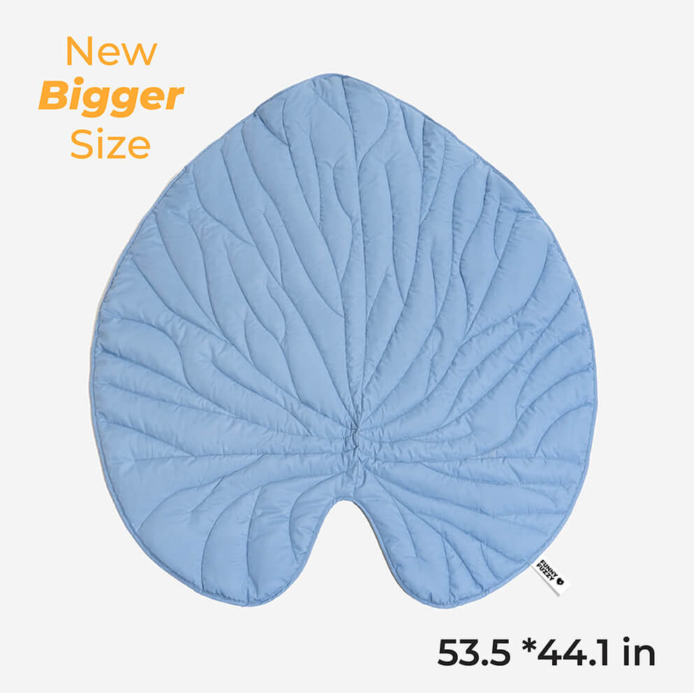 Super Large Leaf Shape Human Mat Dog Blanket