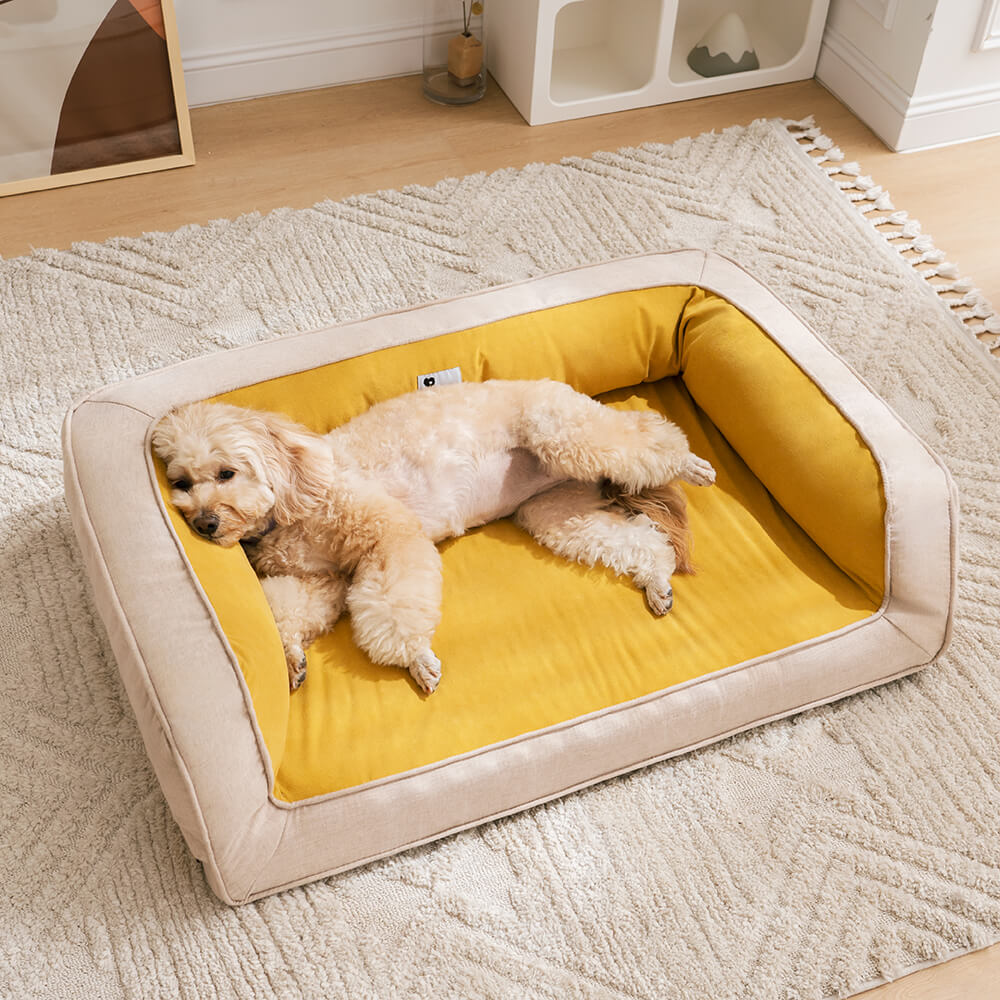 Sofá-cama ortopédico confortável para cães com suporte total Ultimate Lounger