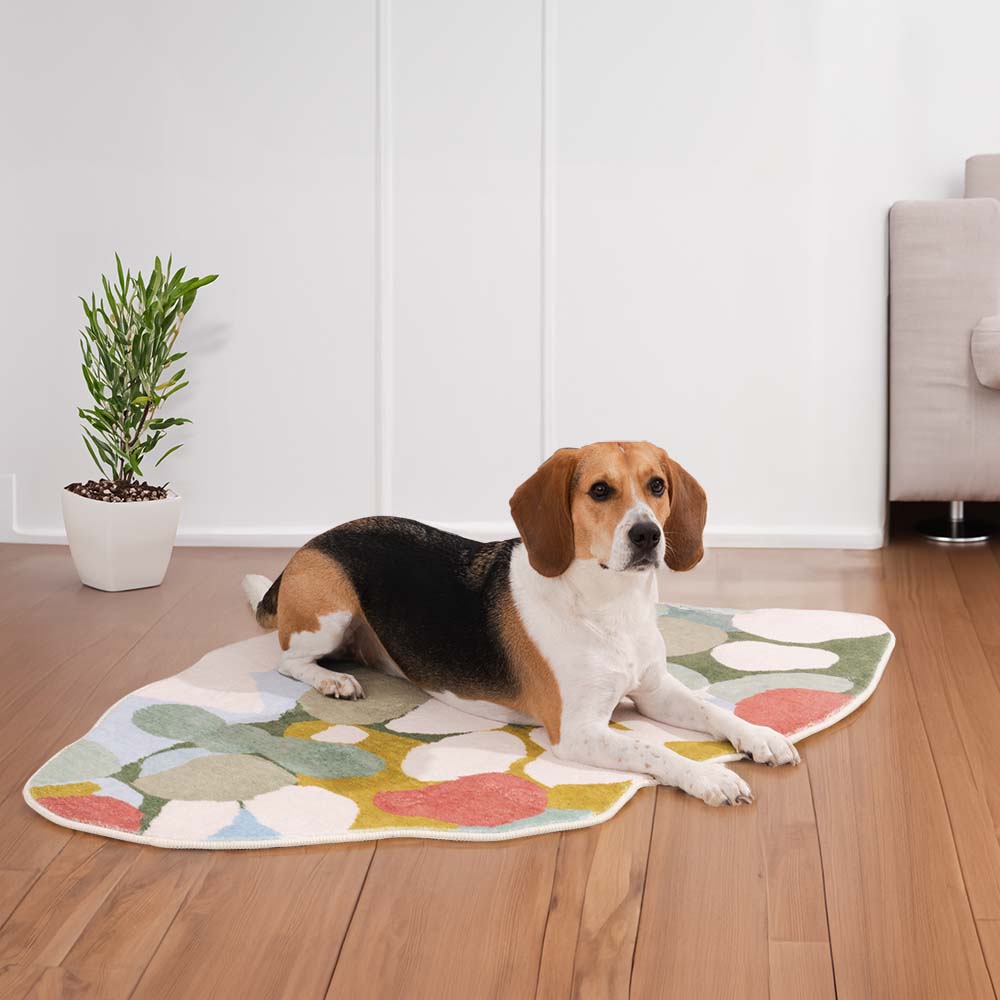 Tapis en peluche pour animaux de compagnie, hétérotype de forêt verte, tapis pour animaux de compagnie