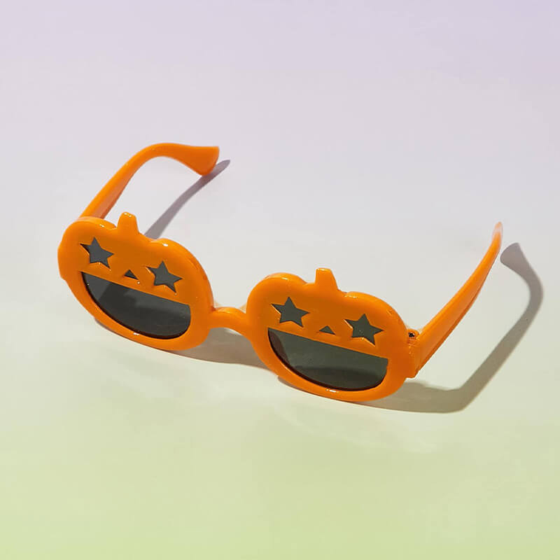 Halloween-Dekoration, modische Kürbis-Hundebrille