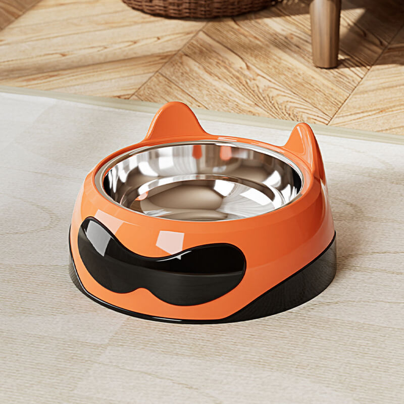 Large Capacity Easy-Clean Pet Bowl with Stainless Steel