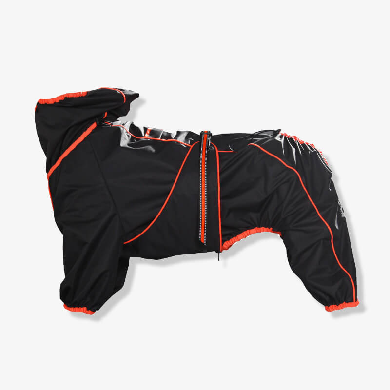 Chaqueta impermeable para exteriores para perros grandes, impermeable, ajustable, para lluvia