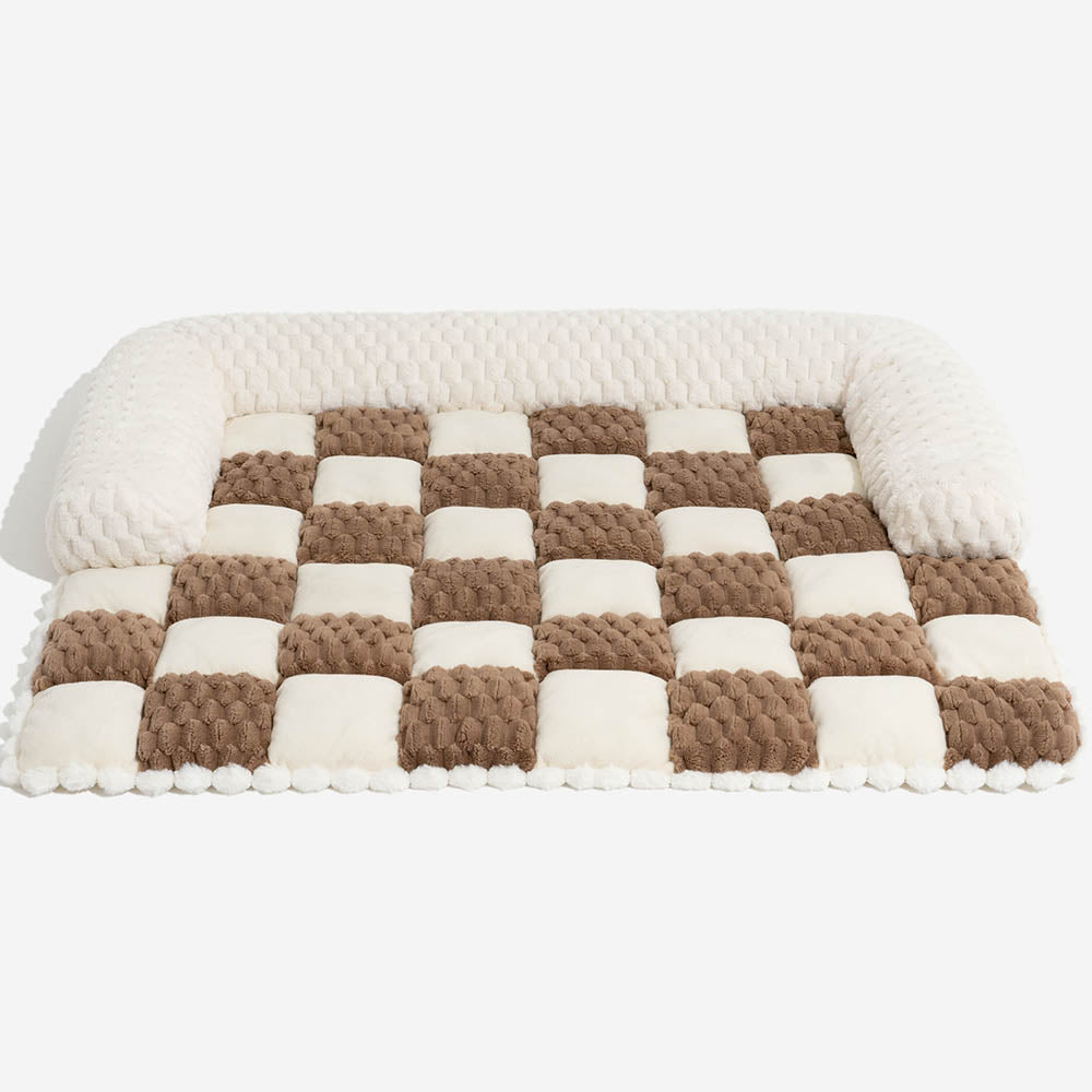 Plaid Cozy Sofa Protector Dog Mat - SnugPad