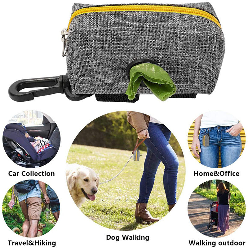 Distributeur portatif imperméable de sac de merde de chien