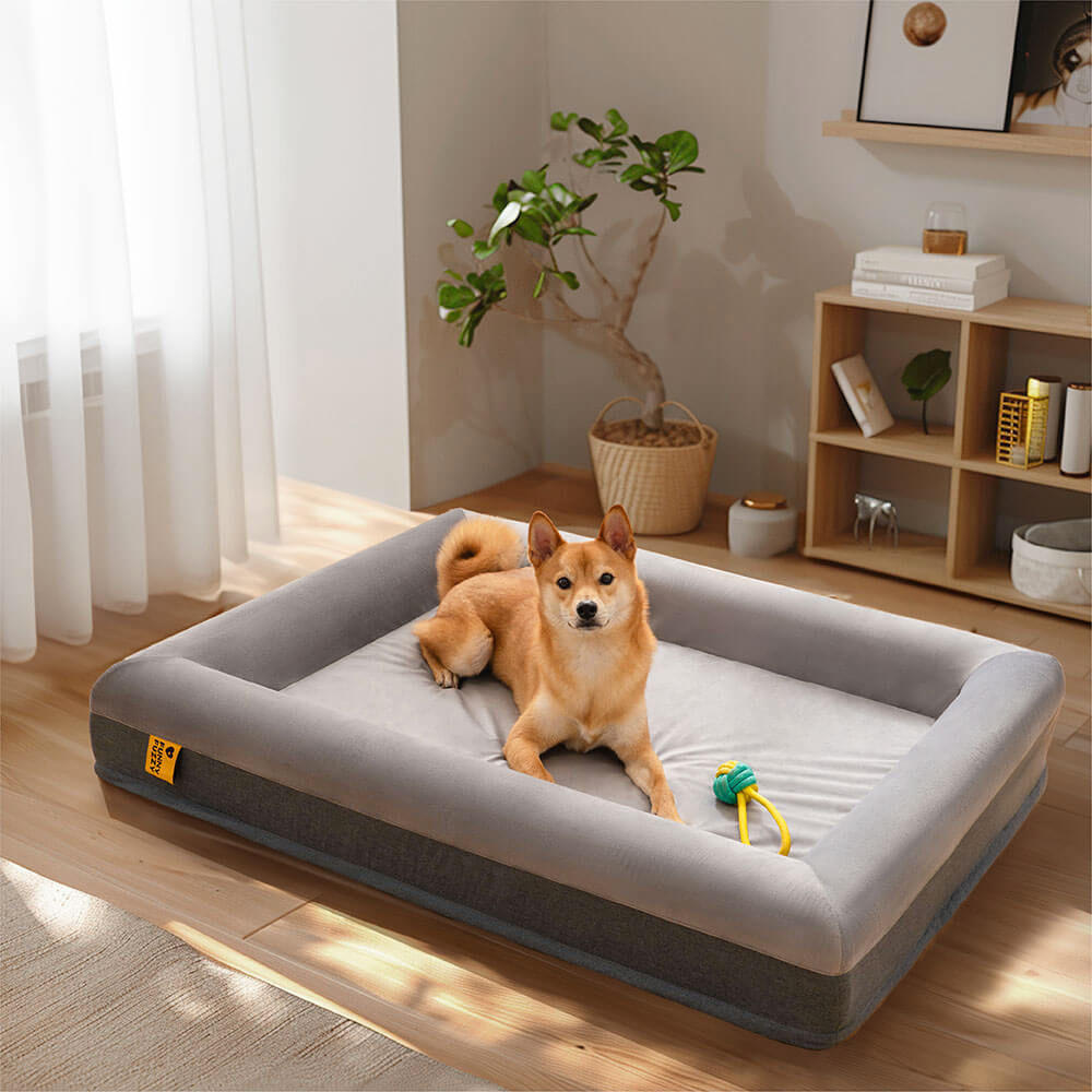 Cama ortopédica premium para perros Sueño maravilloso con cama de excavación de juego alegre