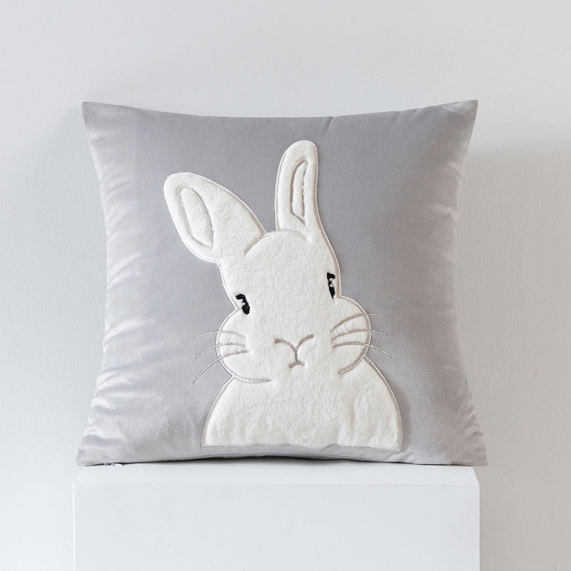 Rabbit Comfort Velvet Sofa Pillow