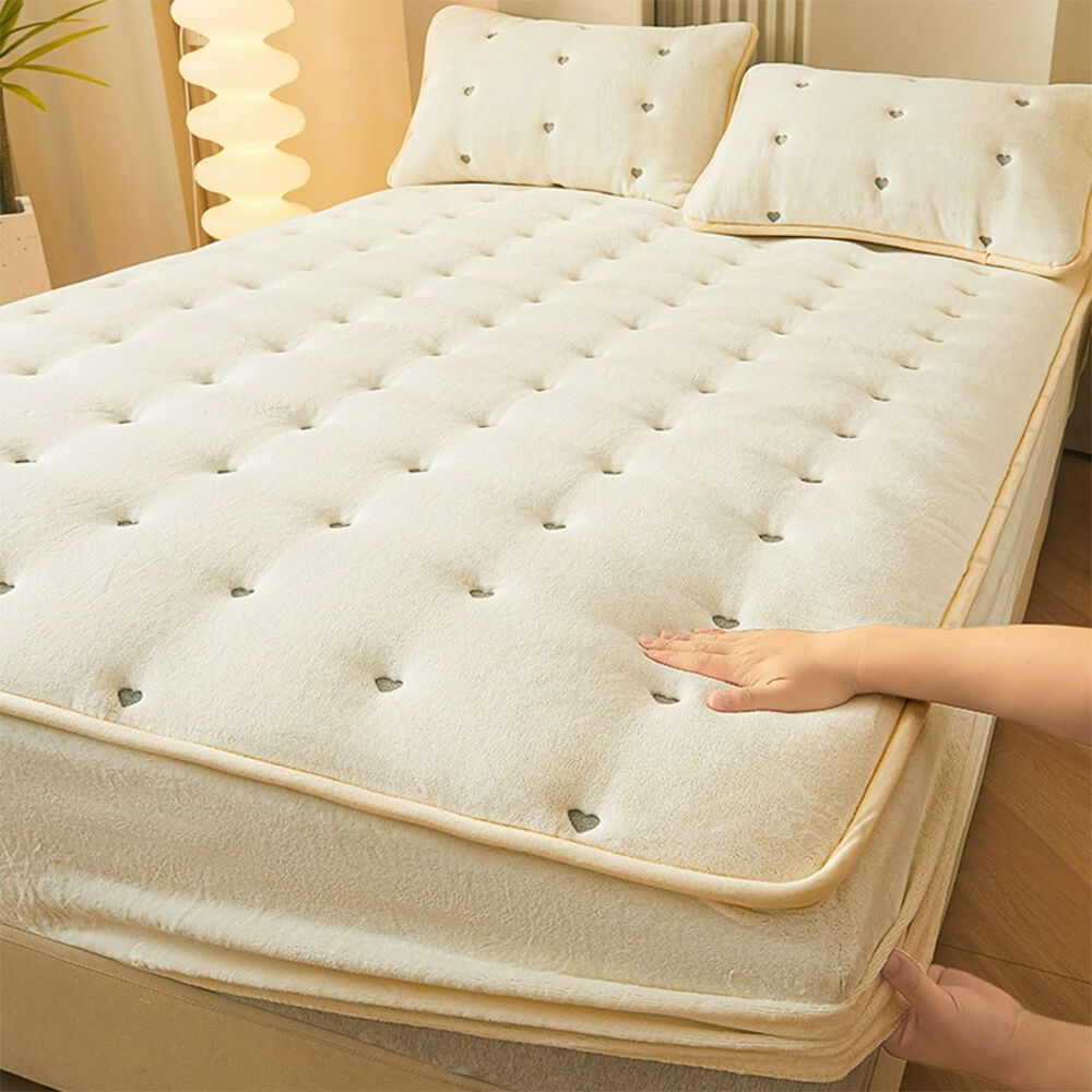 Couvre-matelas matelassé doux et chaud