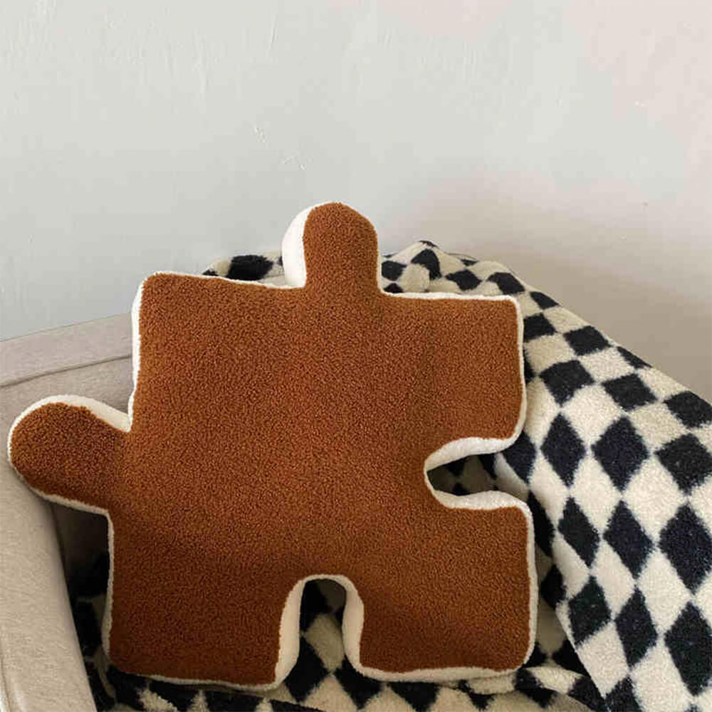 Creative Puzzle Plush Sofa Seat Cushion Pillow