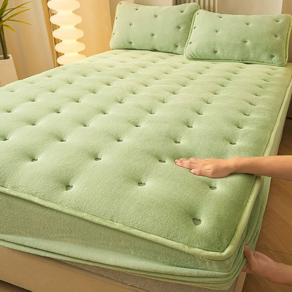 Couvre-matelas matelassé doux et chaud