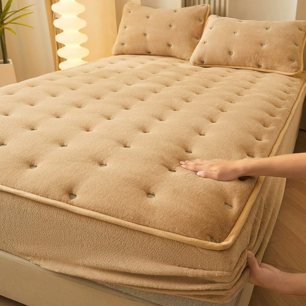 Couvre-matelas matelassé doux et chaud