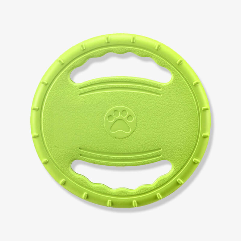 Volant en caoutchouc, jouet interactif pour chien, disque volant