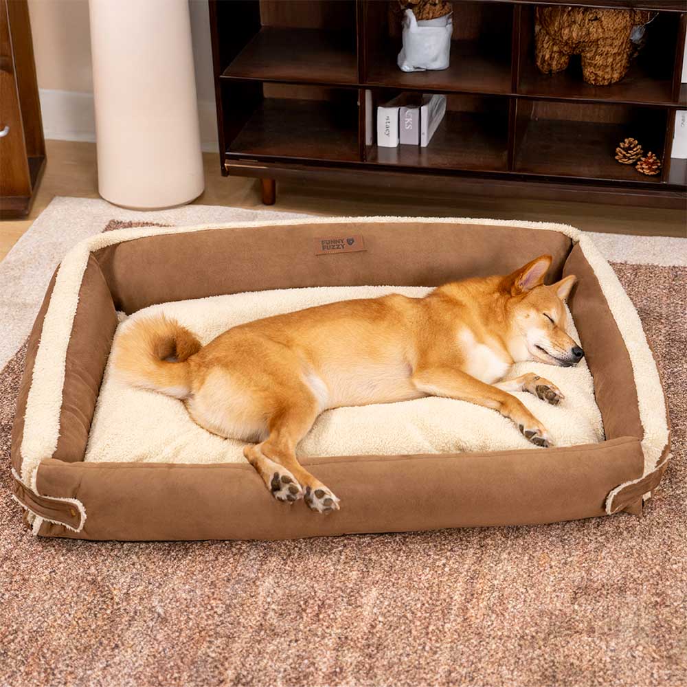 Stilvolles, erweiterbares, ergonomisches, beruhigendes Hundebett – Tranquil Paws