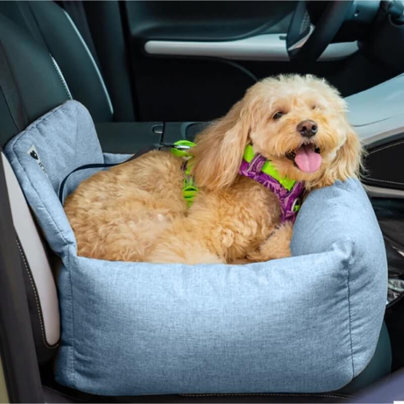 Cama de assento traseiro de carro para cachorro lavável durável e completa para viagem