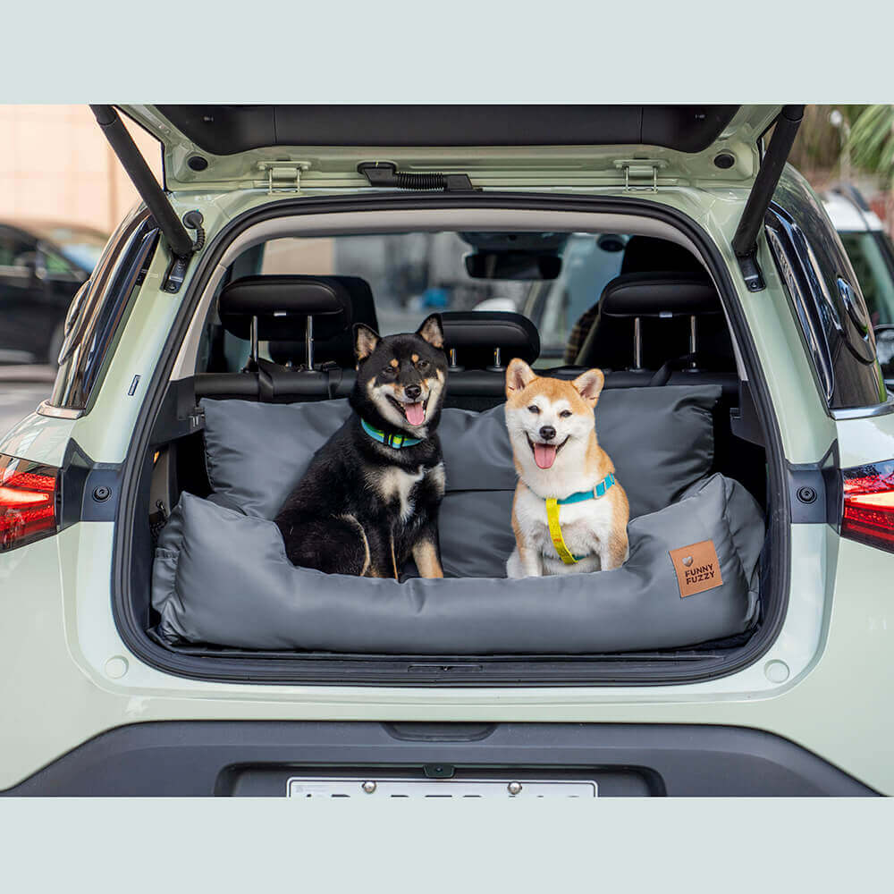 Reforço de viagem para segurança à prova d'água médio grande para cachorro cama traseira do carro