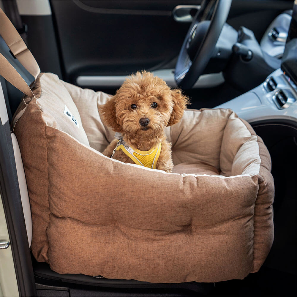 Proteção de viagem Booster Cama de assento de carro para cachorro elevada e espessa à prova d'água