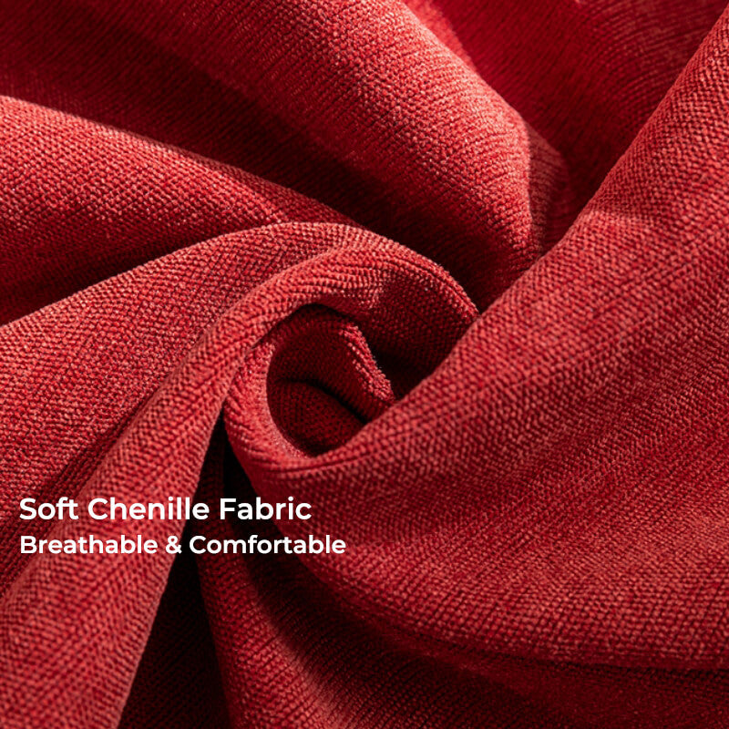 Housse de protection confortable pour canapé en chenille Vermilion