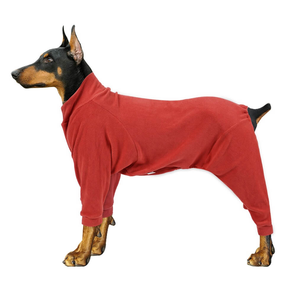 Pyjama confortable en polaire pour chien – Vêtements de nuit parfaits pour les grands chiens