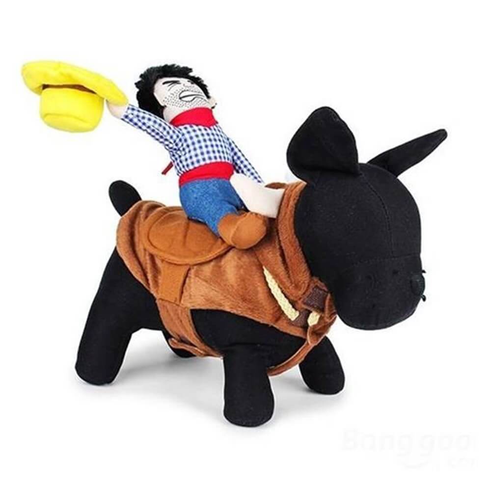 Costume de chien Cowboy Rider – Parfait pour un look amusant d’Halloween