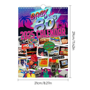 2025 Back to the 80’s Calendar