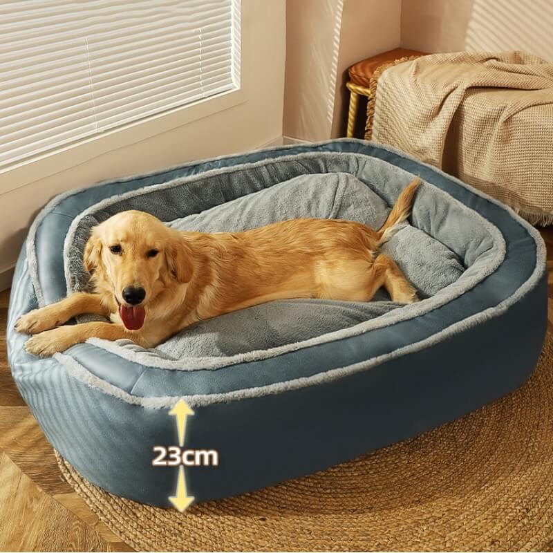 Funda de cama - Cama ortopédica para perros, cama grande, cálida y profunda para dormir