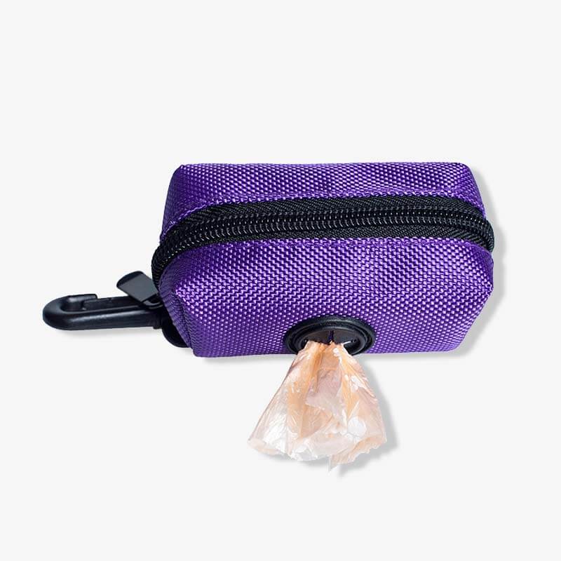 Dispensador portátil de bolsas para residuos de perros, bolsa para pasear perros de tela Oxford