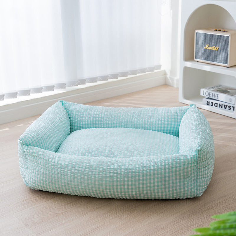 Cama rectangular lavable para perros Cama transpirable para mascotas