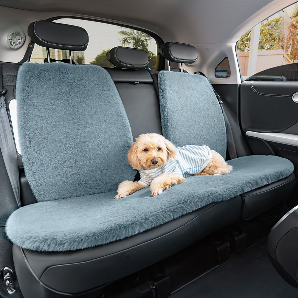 Warm Plush Universal Human Dog Car Seat Cover