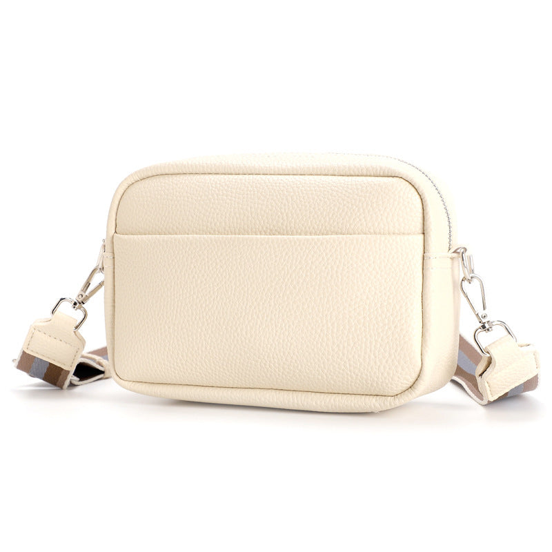 Small Square Leather Shoulder Bag