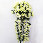 Vivid Artificial Hanging Orchid Bunch