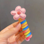 Colorful Telephone Line Hair Bands